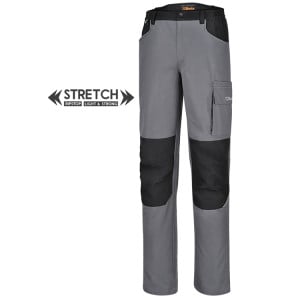 Stretch work trousers, multipocket style, lightweight