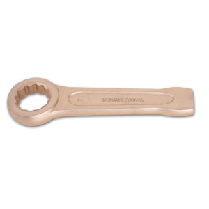 Sparkproof bi-hex ring slogging wrenches