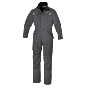 Work overalls, 100% cotton, grey