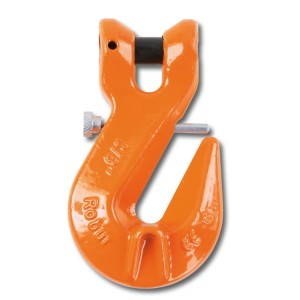 Clevis grab hooks  with safety latch, high-tensile alloy steel