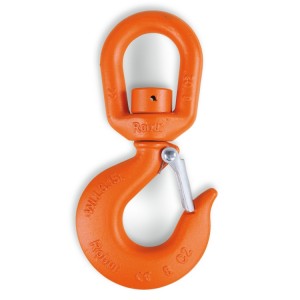 Lifting swivel hooks  (in unloaded condition) high-tensile alloy steel
