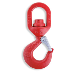 Swivel load lifting hooks carbon steel, painted