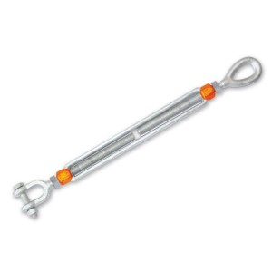 Eye and jaw turnbuckles, high-tensile steel, hot dip galvanized