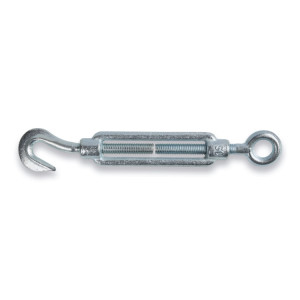 Hook and eye turnbuckles, galvanized
