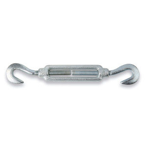 Hook and hook turnbuckles, galvanized