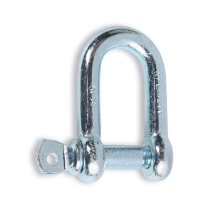 Lifting LARGE DEE shackles, hot forged carbon steel, galvanized