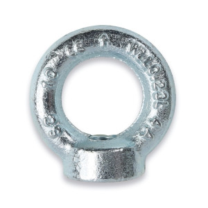 Lifting eye nuts, galvanized