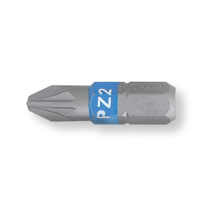 Bits for cross head Pozidriv® - Supadriv® screws, coloured