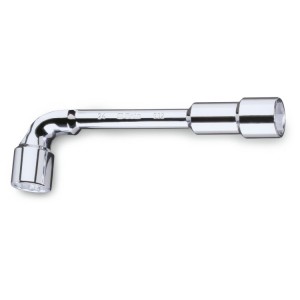 Double ended hexagon / bi-hex offset  socket wrenches, bright chrome-plated
