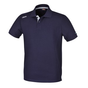 Two-button polo shirt, made of jersey cotton, 200 g/m2