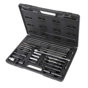Assortment of tools for removing broken or damaged glow plugs