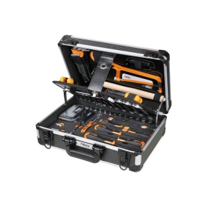 Tool case with assortment of 128 GENERAL MAINTENANCE TOOLS