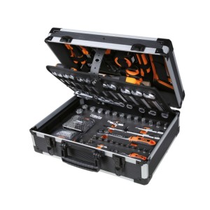 Tool case with assortment of 163 GENERAL MAINTENANCE TOOLS