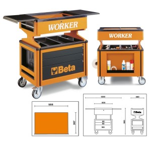 Worker tool trolley
