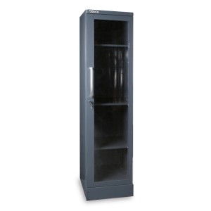 ​​Sheet metal tool cabinet with clear polycarbonate door, for workshop equipment combination RSC55