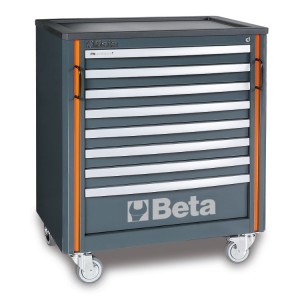 Roller cab module with eight drawers, for workshop equipment combination