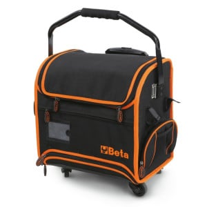 Tool trolley made from technical fabric, for electricians