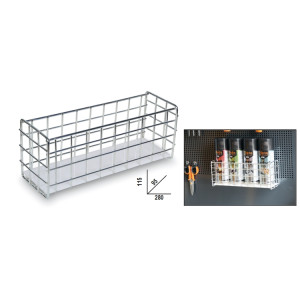 Wall-mounted bottle rack