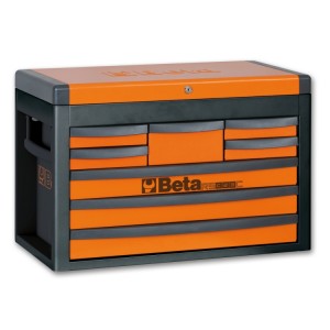 Portable tool chest with 8 drawers