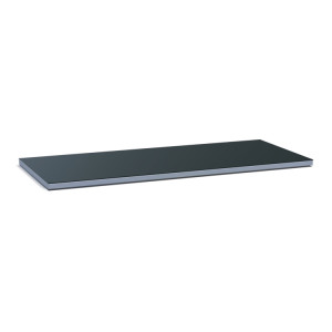 Worktop made from sheet metal, 1.5 m long,  for workbench, for workshop equipment combination RSC50 2.0