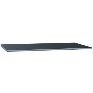 Worktop made from sheet metal, 2.2 m long,  for workbench, for workshop equipment combination RSC50 2.0
