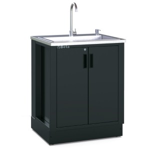 Fixed module with built-in sink, for workshop equipment combination RSC50