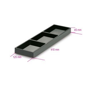 Thermoformed tool trays,  made from plastic,  for mobile roller cab C38 +C04TSS-7