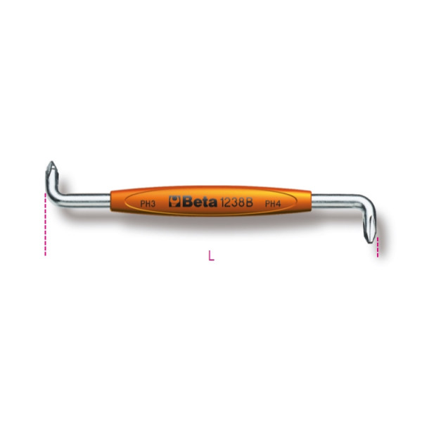 Offset top phillips head