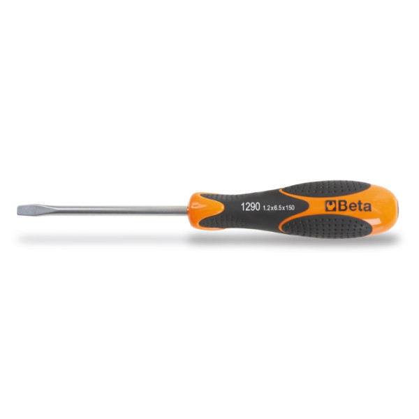 Beta Tools 1201 Flat Slotted Head Screwdriver 4 x 125mm012010033 