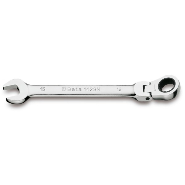 Beta Tools 142-Reversible Ratcheting Combination Wrench 12X12mm 174 mm 