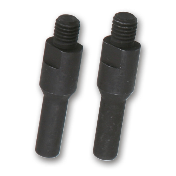 Universal tool for rotating camshaft pulleys, made from steel