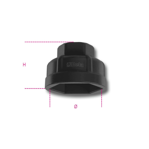 Hexagon socket wrenches for oil filter cartridges 1493AL CF Beta Tools