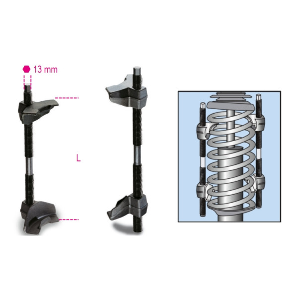 Compressor for shock absorber springs 1556 1A Beta Tools