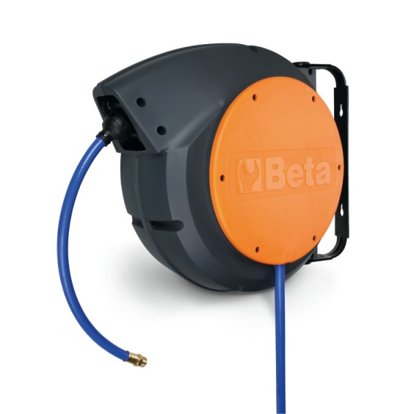 Automatic hose reel, shockproof plastic body, for air or water 1900M 8X15 -  1900M 10X15 – Beta Tools