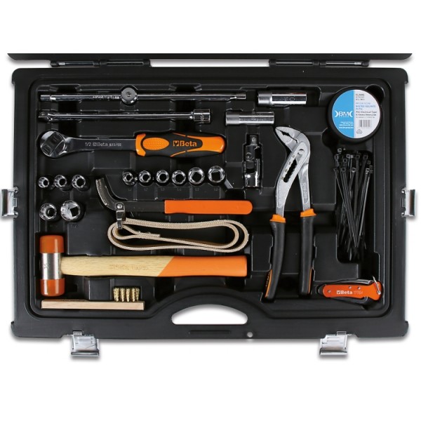 Beta Tools® 020550210 - 2055HB-Series 24-piece Mechanics Tool Set in Home  Bag Tool Case 
