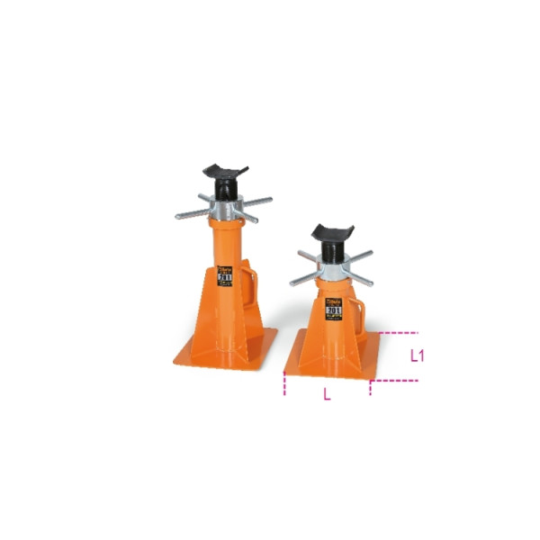 Heavyduty jack stands, screw adjustable 3010V Beta Tools
