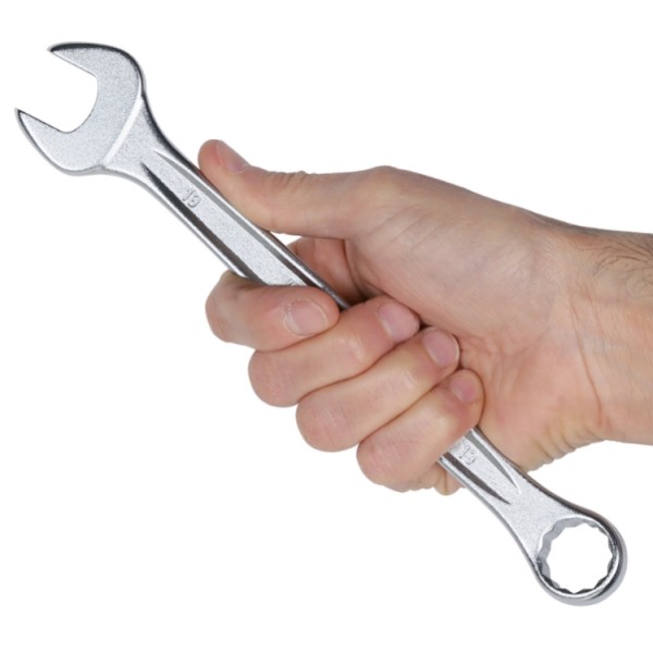 Beta Tools 42 8mmx8mm Offset Combination Spanner Wrench Chrome Plated 
