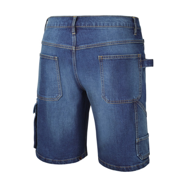 【U LAN】Ain Cutting Cargo Bermuda Denim Pants Ain Cutting Cargo Bermuda Denim Pants - U LAN