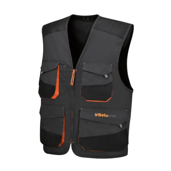 Sleeveless work jacket, lightweight New design - Improved