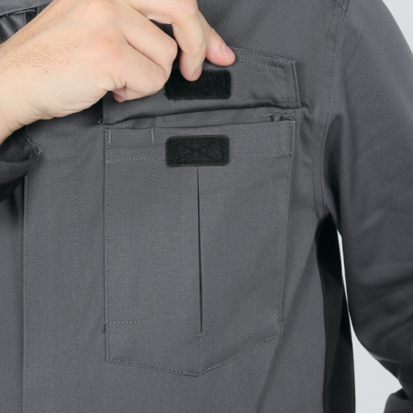 Work overalls, 100% cotton, grey 7935MG – Beta Tools