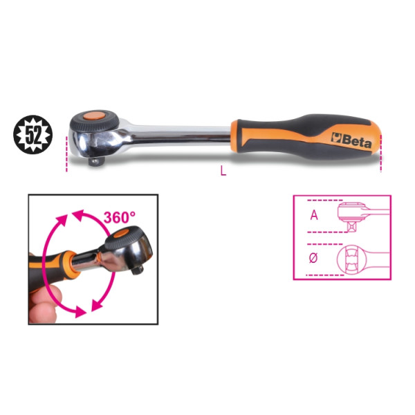 Ratchet wrench cheap with twisting handle