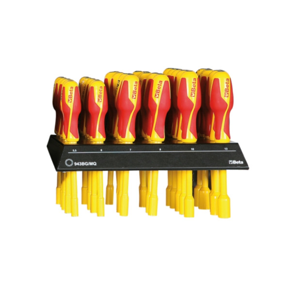 Beta Tools 943Mq-Hexagon Nut Spinners With Handles 6mm