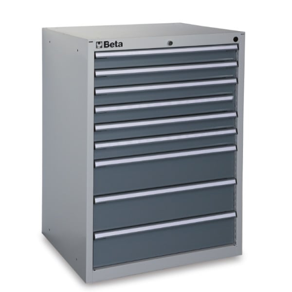 Industrial shop tool cabinet