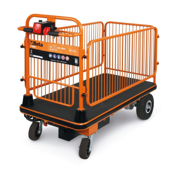 "Brutus" Electric platform cart, with panels C48M Beta Tools