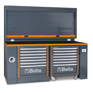 Workbench, for workshop equipment combination