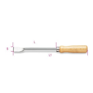 Rascador plano con filo frontal