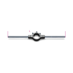 Portaterrajas de cuerpo de acero con 3 tornillos de bloqueo