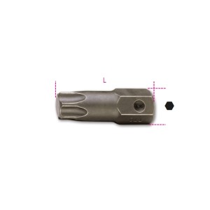 Punta de impacto macho para tornillos con huella Torx®, unión 16 mm