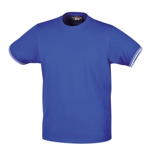 Camiseta de manga corta, azul claro