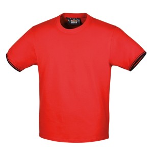 Camiseta de manga corta, roja